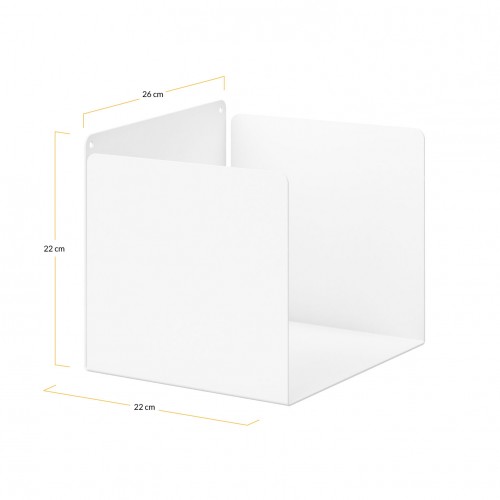 Estante cubo blanco minimalista