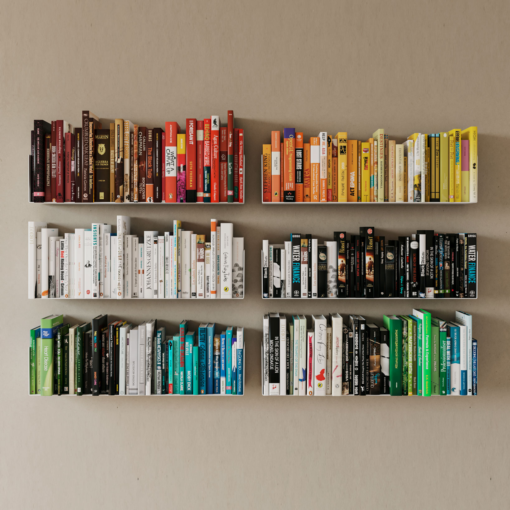 Estanterías para libros que decoran la casa. - Costa Invest Blog